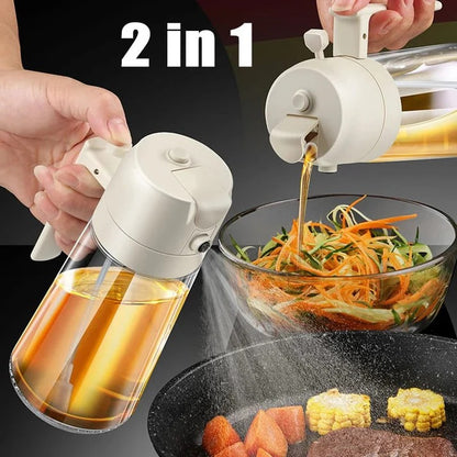 2-in-1 Oil Dispenser Jug – Spray & Pour