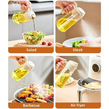 2-in-1 Oil Dispenser Jug – Spray & Pour