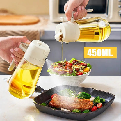 2-in-1 Oil Dispenser Jug – Spray & Pour