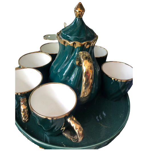 TEA SET IN COLOURS
