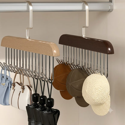 Wooden Multi-Hook Hanger