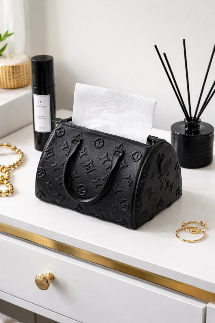 Luxury Handbag Tissue Box