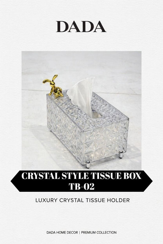 Luxury Crystal Tissue Holder