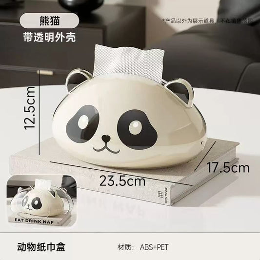 Cute Panda Design Tissue Box