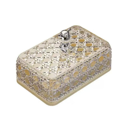 diamond-pattern soap box