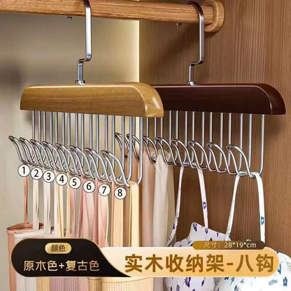 Wooden Multi-Hook Hanger