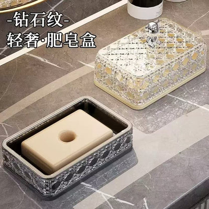 diamond-pattern soap box