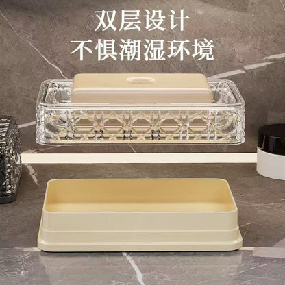 diamond-pattern soap box