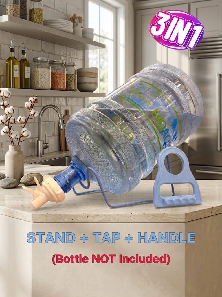 Water Tap + Stand + Handle (Without Bottle)